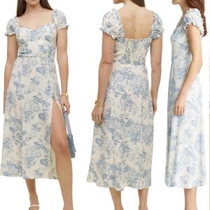 Reformation Connell cap sleeve dress